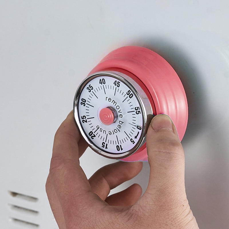 Stainless Magnetic Mechanical Kitchen Timer