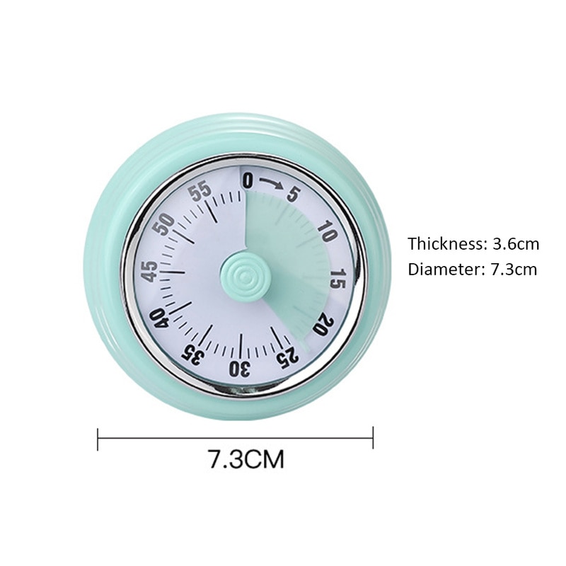 Stainless Magnetic Mechanical Kitchen Timer
