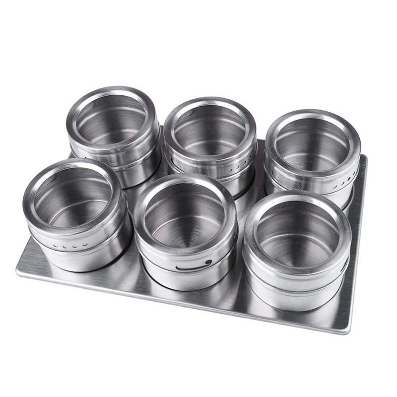 Stainless Magnetic Wall Spice Rack Stainless Magnetic Wall Spice Rack