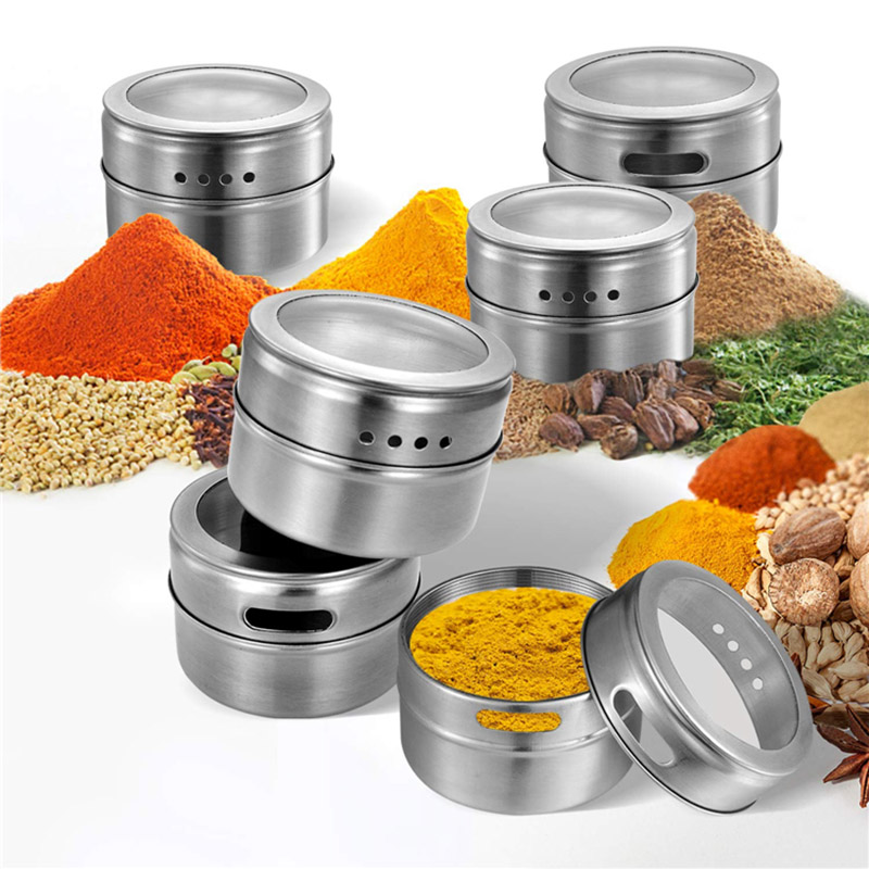 Stainless Magnetic Wall Spice Rack Stainless Magnetic Wall Spice Rack
