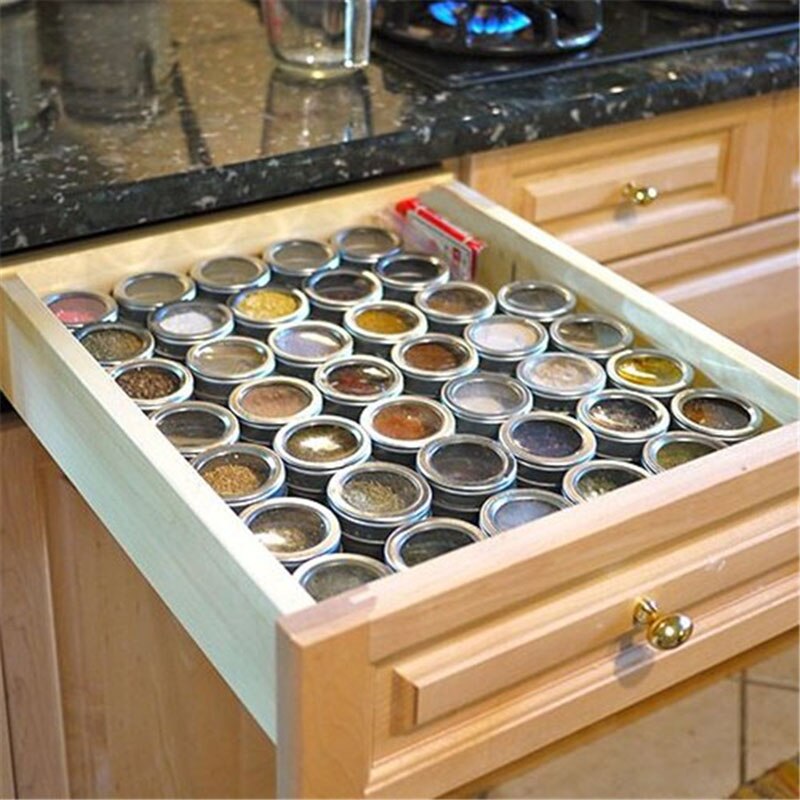 Stainless Magnetic Wall Spice Rack Stainless Magnetic Wall Spice Rack