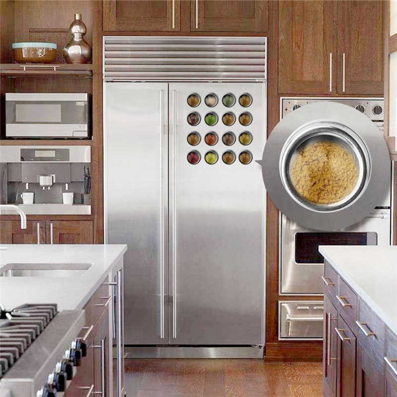 Stainless Magnetic Wall Spice Rack Stainless Magnetic Wall Spice Rack