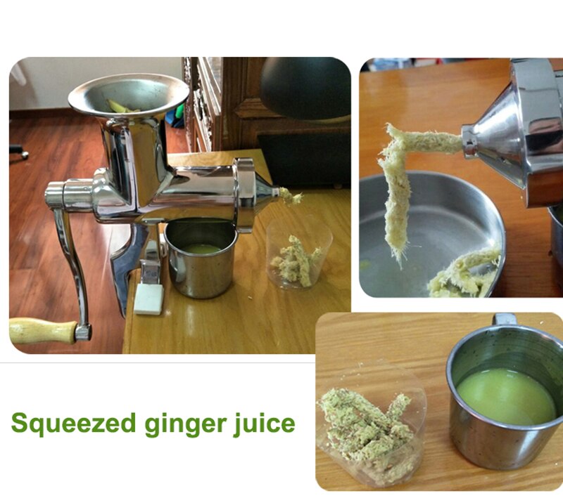 Stainless Manual Wheatgrass Juicer Stainless Manual Wheatgrass Juicer