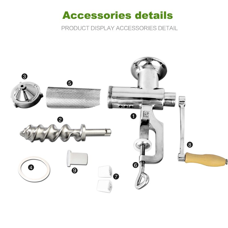 Stainless Manual Wheatgrass Juicer Stainless Manual Wheatgrass Juicer