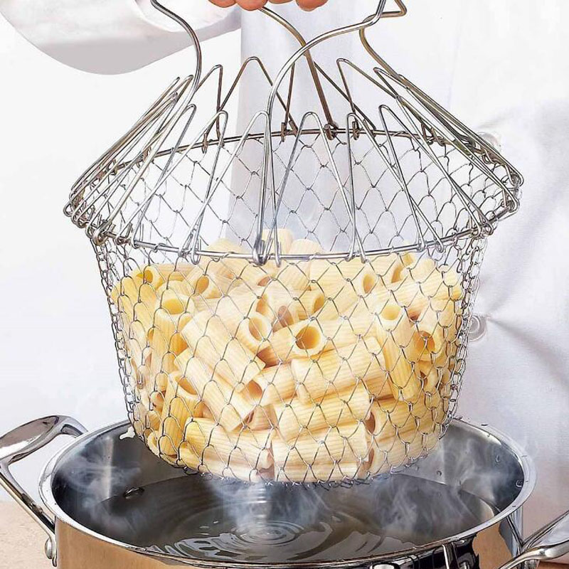 Stainless Mesh Basket Dish Strainer