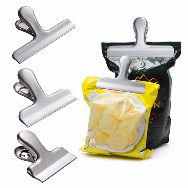 Stainless Metal Chip Clips (12pcs) Stainless Metal Chip Clips (12pcs)