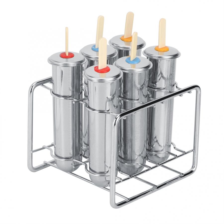 Stainless Metal Popsicle Molds (6pcs) Stainless Metal Popsicle Molds (6pcs)