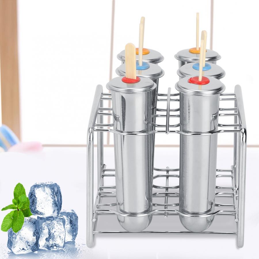 Stainless Metal Popsicle Molds (6pcs)