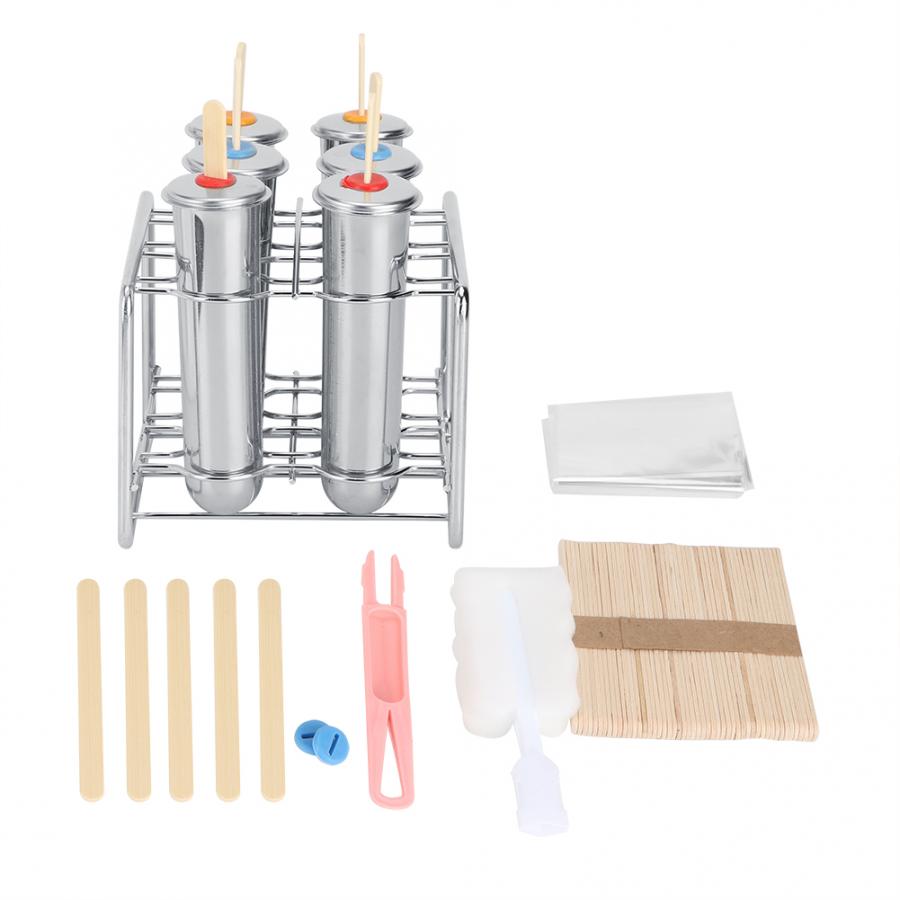 Stainless Metal Popsicle Molds (6pcs)