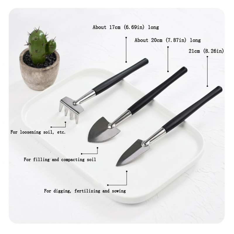 Stainless Mini Succulent Gardening Tools (3pcs) Stainless Mini Succulent Gardening Tools (3pcs)