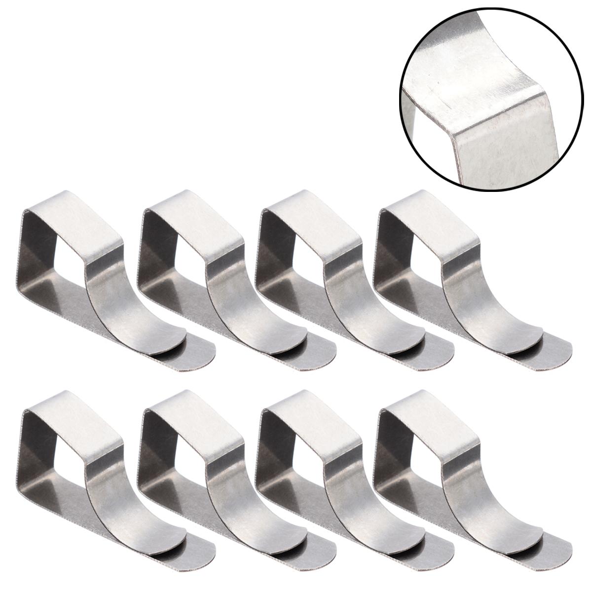 Stainless Picnic Table Cloth Clips (8pcs)