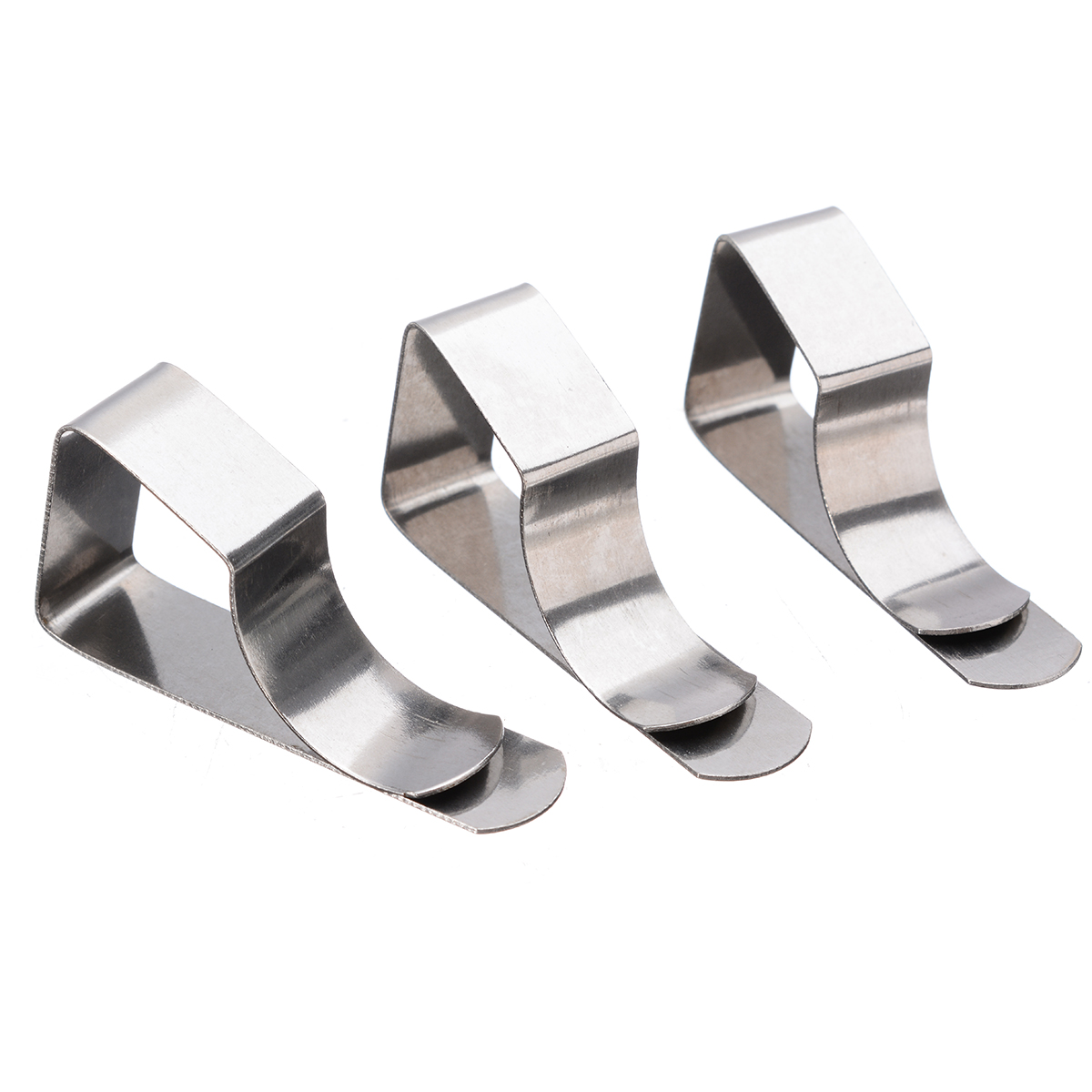 Stainless Picnic Table Cloth Clips (8pcs) Stainless Picnic Table Cloth Clips (8pcs)