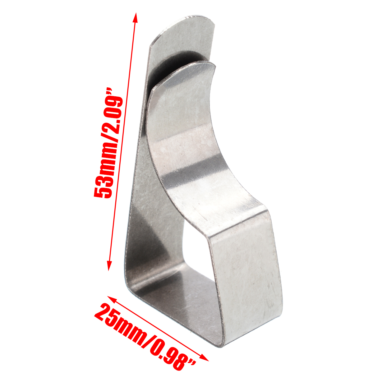 Stainless Picnic Table Cloth Clips (8pcs) Stainless Picnic Table Cloth Clips (8pcs)