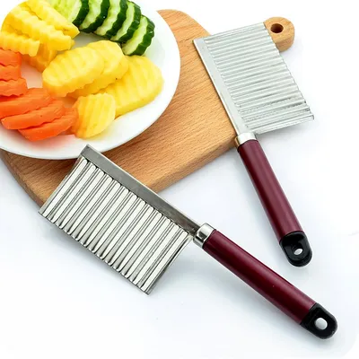 Stainless Potato Crinkle Cutter Knife Stainless Potato Crinkle Cutter Knife