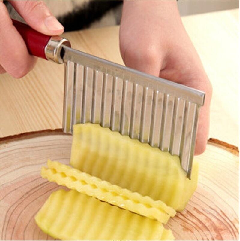Stainless Potato Crinkle Cutter Knife Stainless Potato Crinkle Cutter Knife