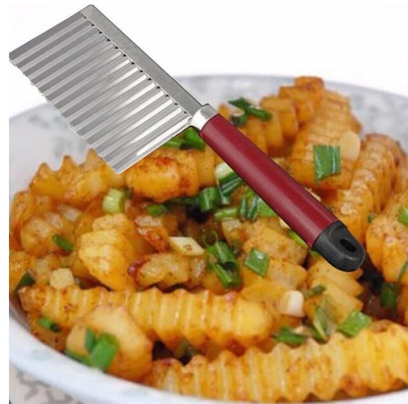 Stainless Potato Crinkle Cutter Knife Stainless Potato Crinkle Cutter Knife