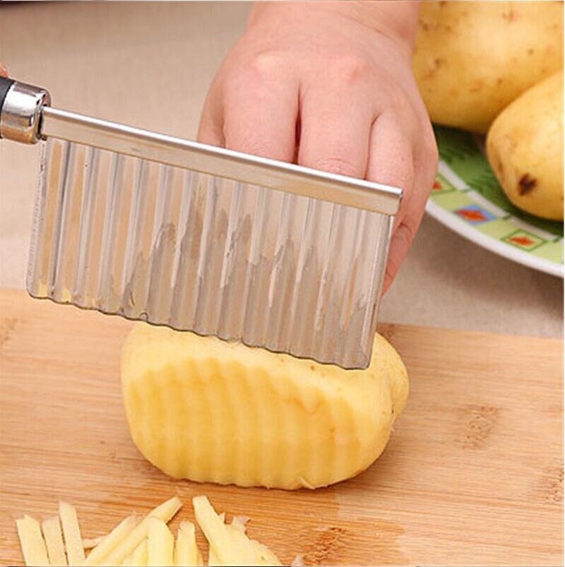 Stainless Potato Crinkle Cutter Knife Stainless Potato Crinkle Cutter Knife