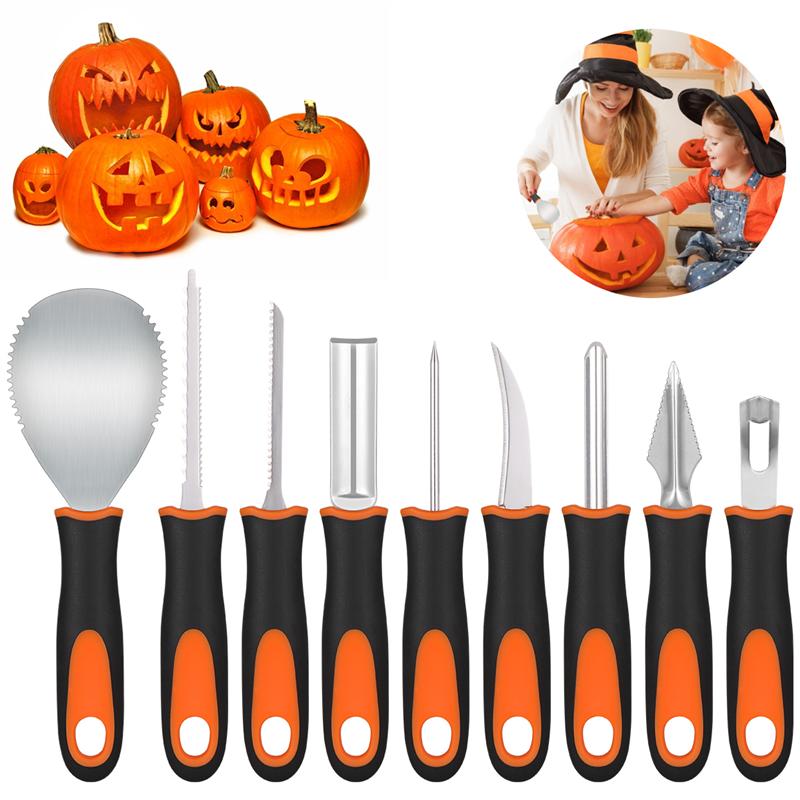Stainless Pumpkin Carving Set (9pcs) Stainless Pumpkin Carving Set (9pcs)