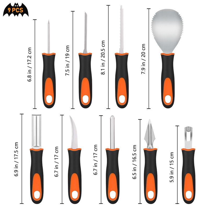 Stainless Pumpkin Carving Set (9pcs) Stainless Pumpkin Carving Set (9pcs)