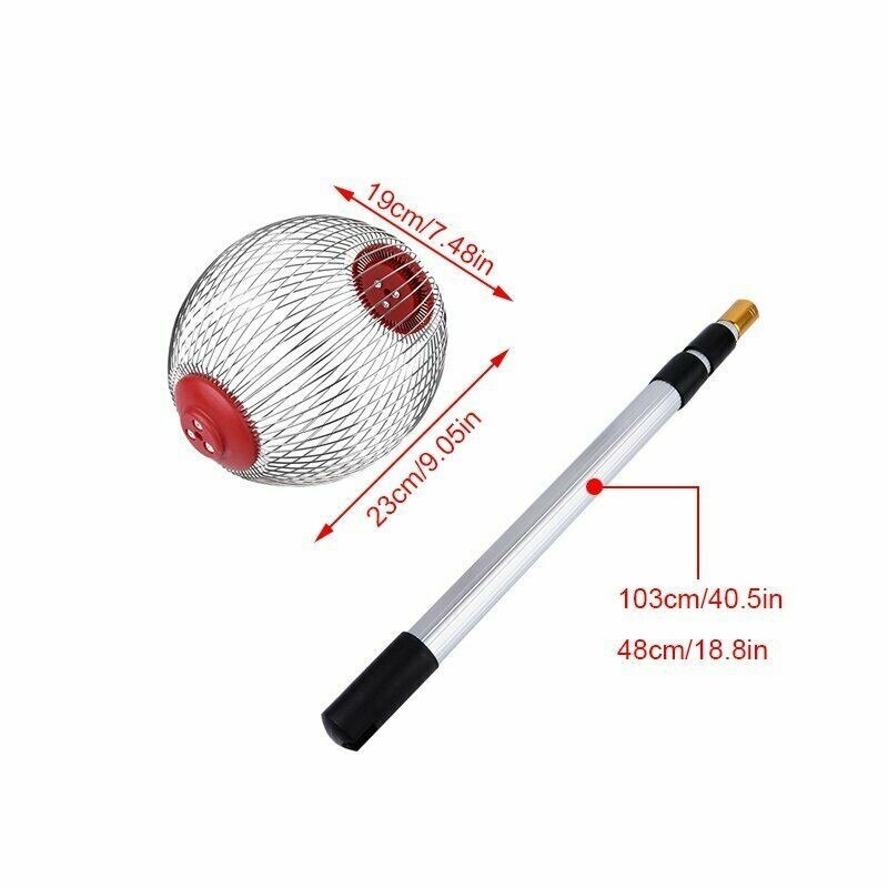Stainless Rolling Nut Gatherer Tool Stainless Rolling Nut Gatherer Tool