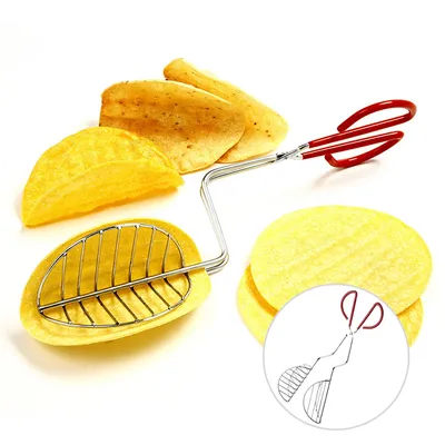 Stainless Scissors Style Taco Tongs Stainless Scissors Style Taco Tongs