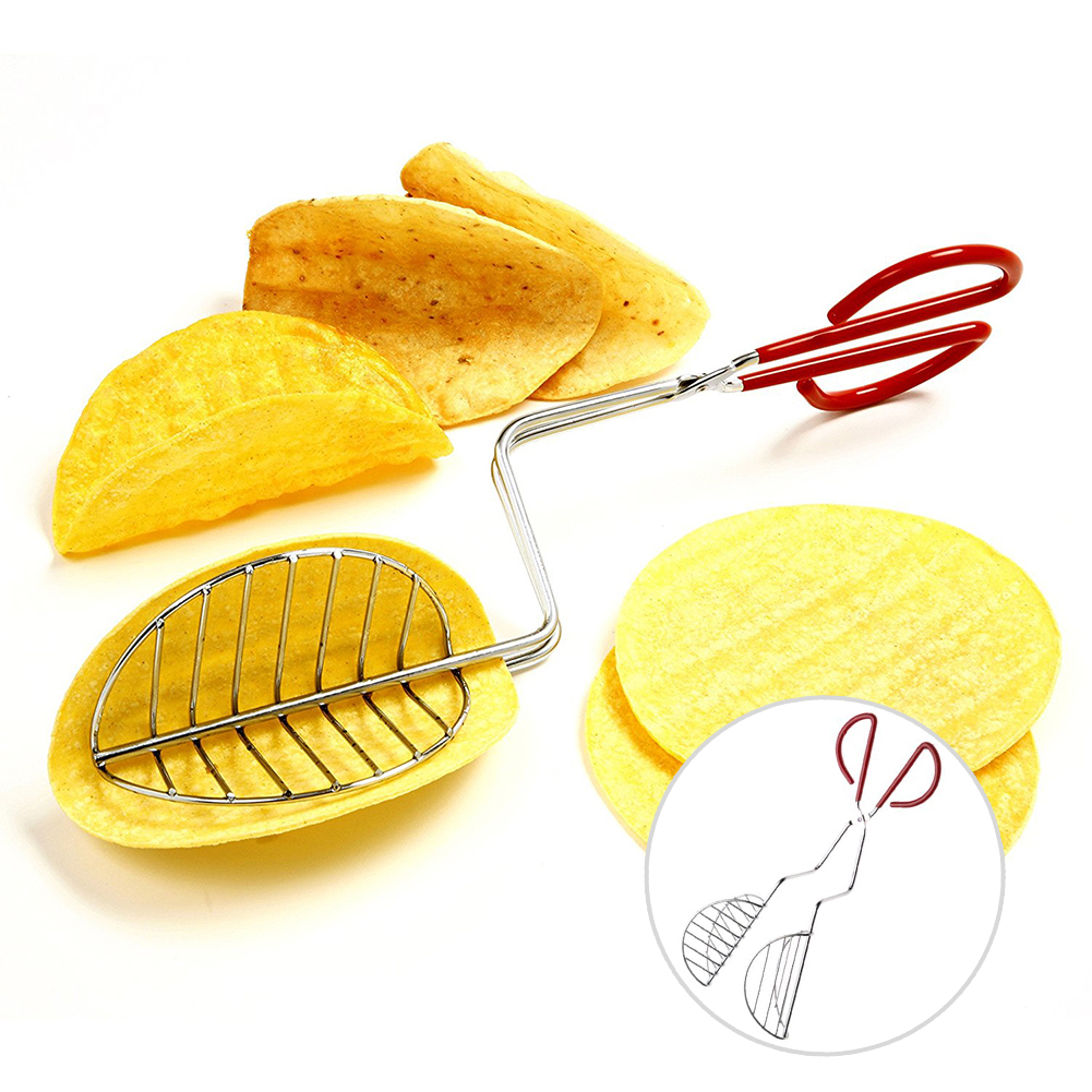 Stainless Scissors Style Taco Tongs