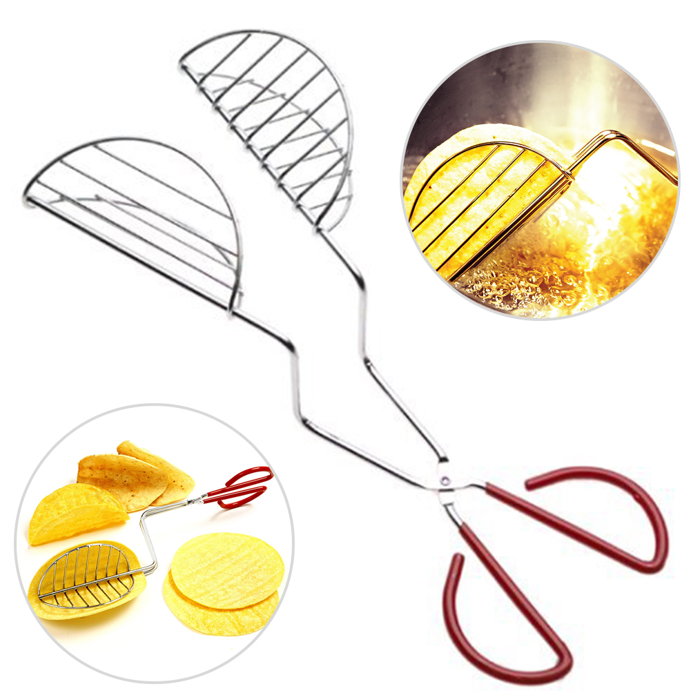 Stainless Scissors Style Taco Tongs Stainless Scissors Style Taco Tongs