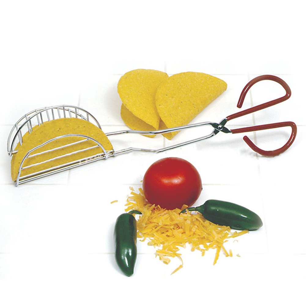 Stainless Scissors Style Taco Tongs Stainless Scissors Style Taco Tongs