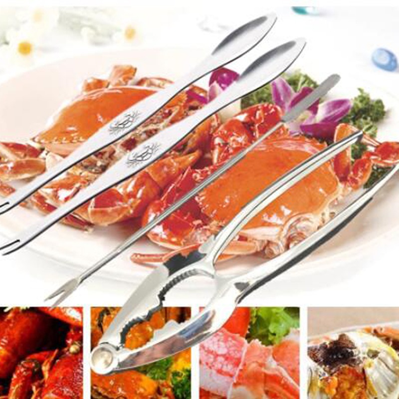 Stainless Seafood Tools Set (4pcs) Stainless Seafood Tools Set (4pcs)