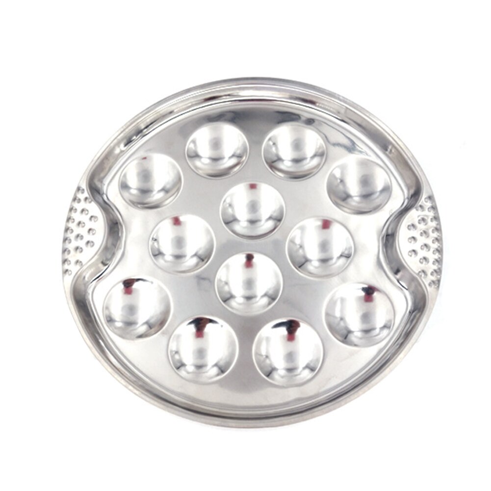 Stainless Steel 12 Holes Escargot Plate