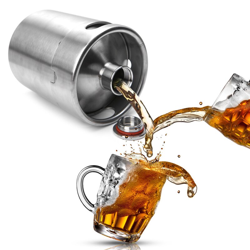 Stainless Steel 2L Mini Beer Keg Stainless Steel 2L Mini Beer Keg