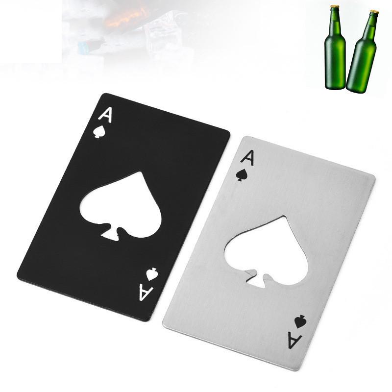 Stainless Steel Ace of Spades Bottle Opener Stainless Steel Ace of Spades Bottle Opener