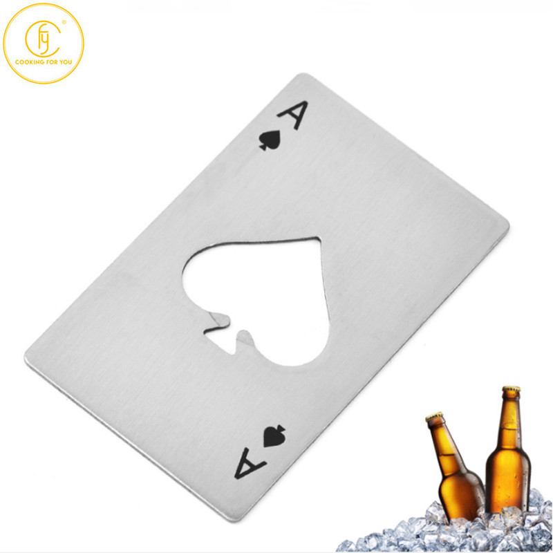 Stainless Steel Ace of Spades Bottle Opener Stainless Steel Ace of Spades Bottle Opener