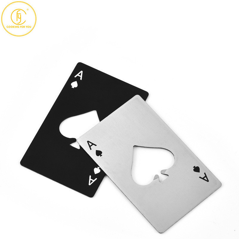 Stainless Steel Ace of Spades Bottle Opener Stainless Steel Ace of Spades Bottle Opener