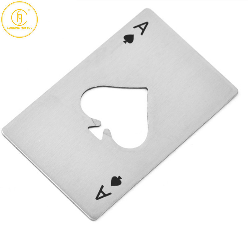 Stainless Steel Ace of Spades Bottle Opener Stainless Steel Ace of Spades Bottle Opener