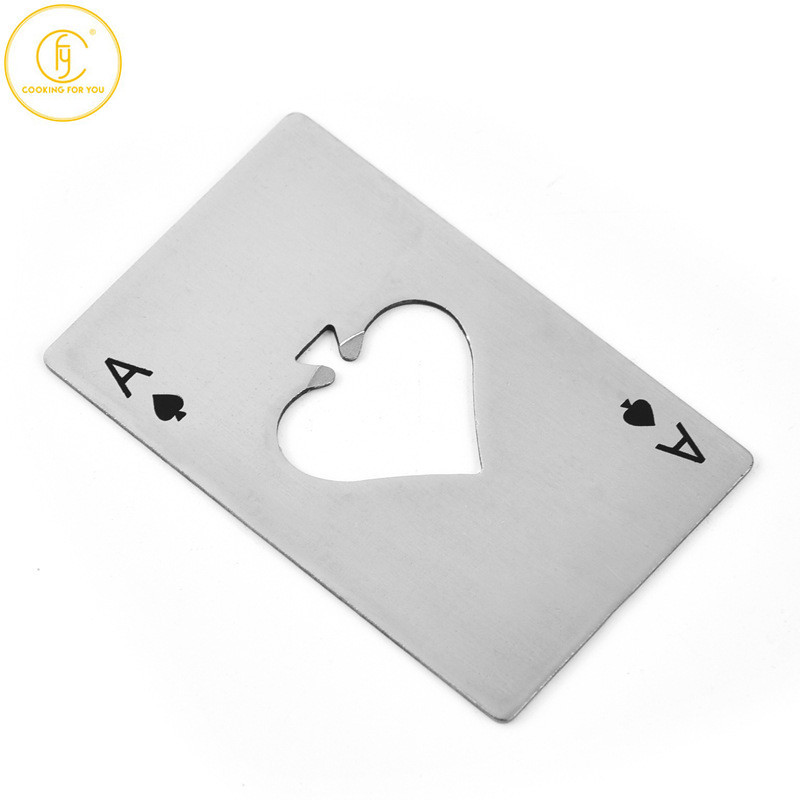 Stainless Steel Ace of Spades Bottle Opener Stainless Steel Ace of Spades Bottle Opener