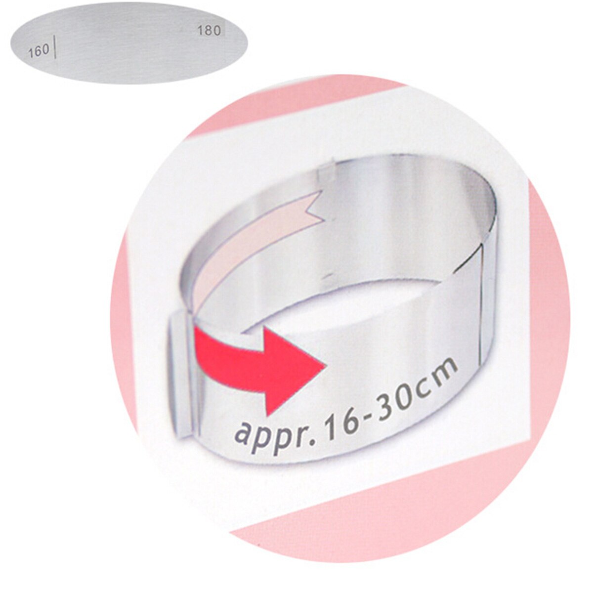 Stainless Steel Adjustable Baking Mold Stainless Steel Adjustable Baking Mold