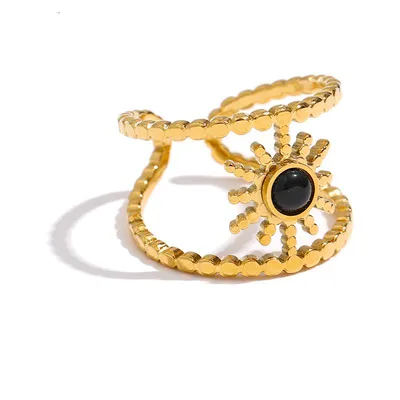 Stainless Steel Adjustable Sun Ring