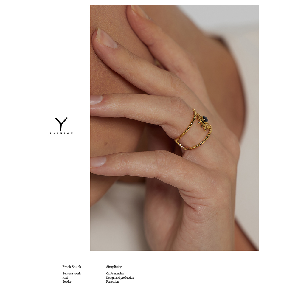 Stainless Steel Adjustable Sun Ring
