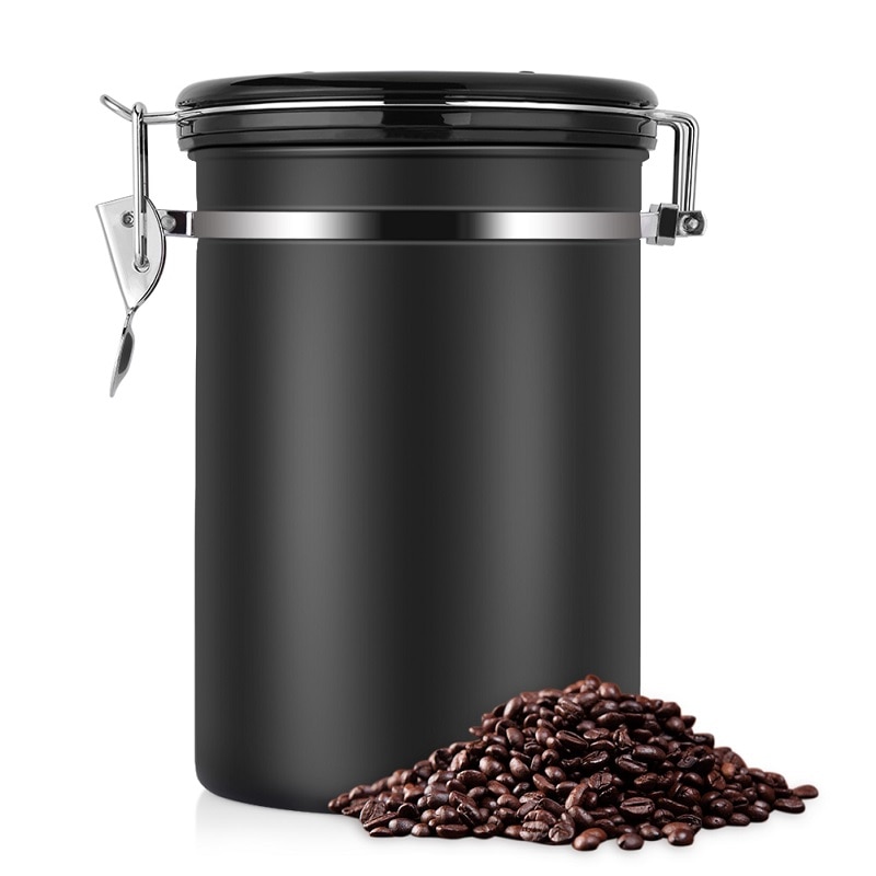 Stainless Steel Airtight Coffee Canister