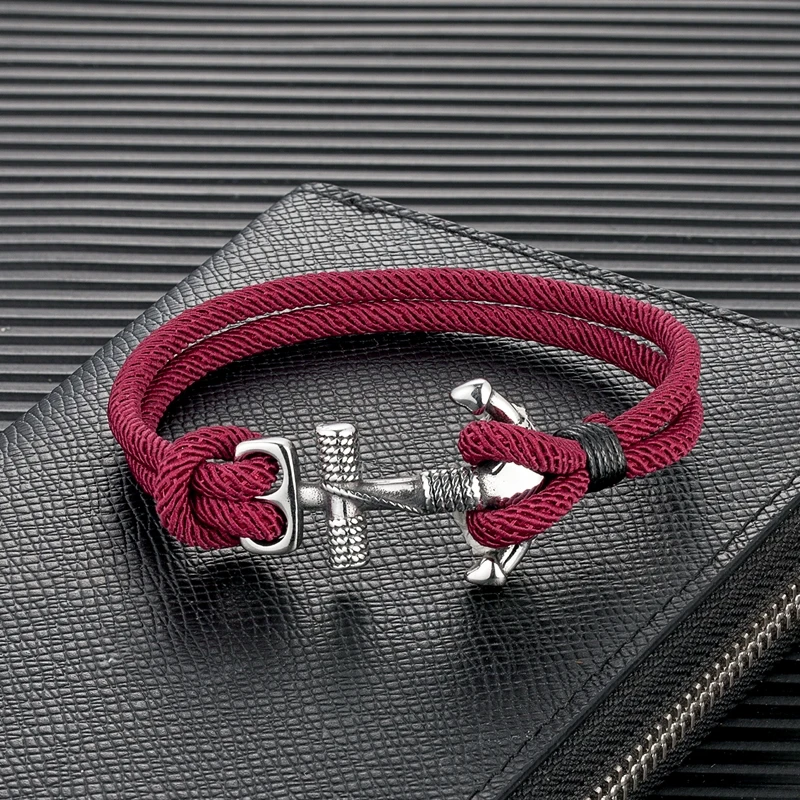 Stainless Steel Anchor Bracelet