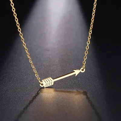 Stainless Steel Arrow Necklace