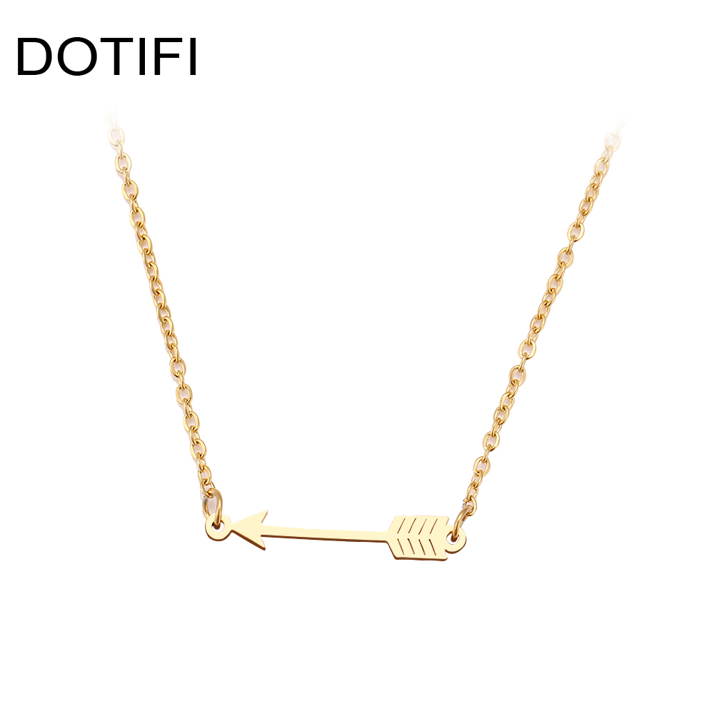 Stainless Steel Arrow Necklace