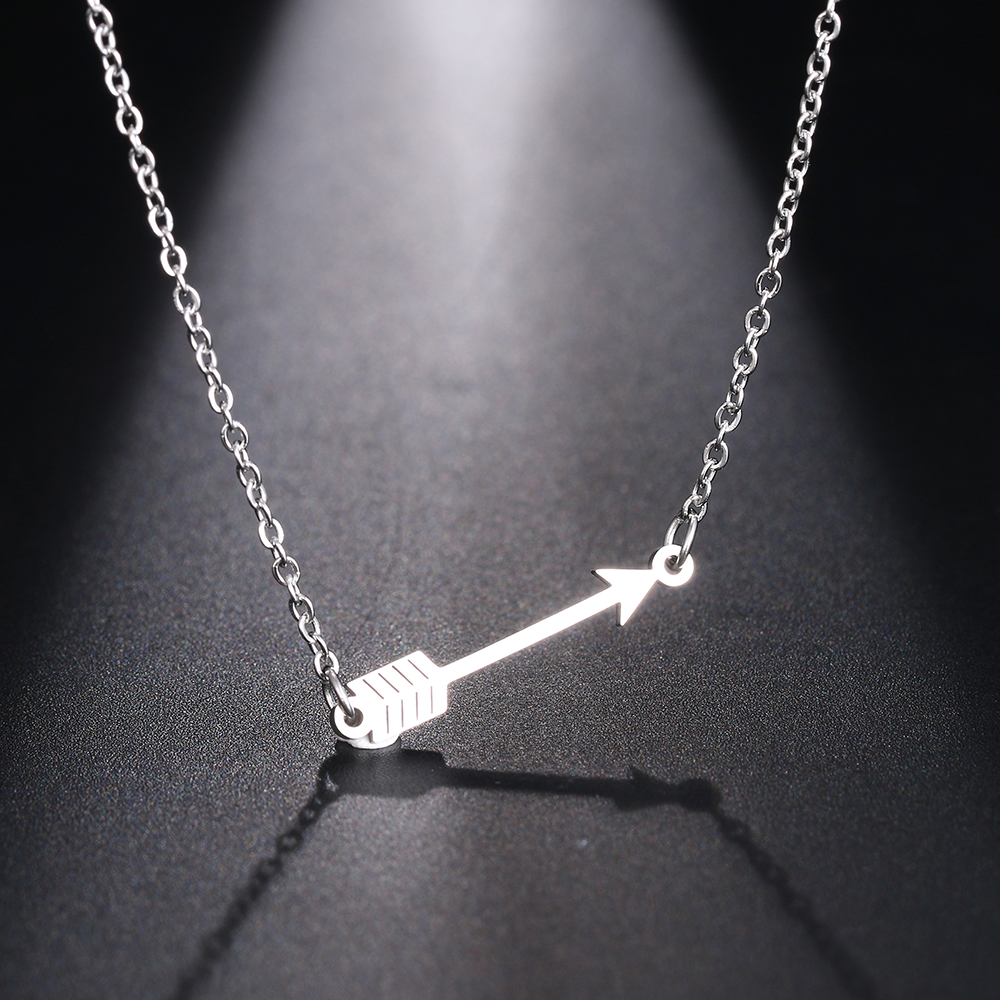 Stainless Steel Arrow Necklace