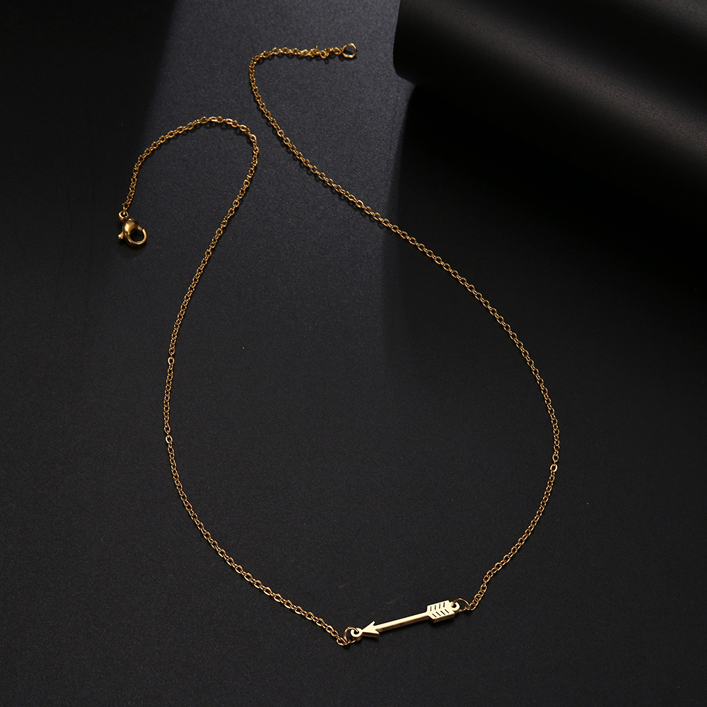 Stainless Steel Arrow Necklace