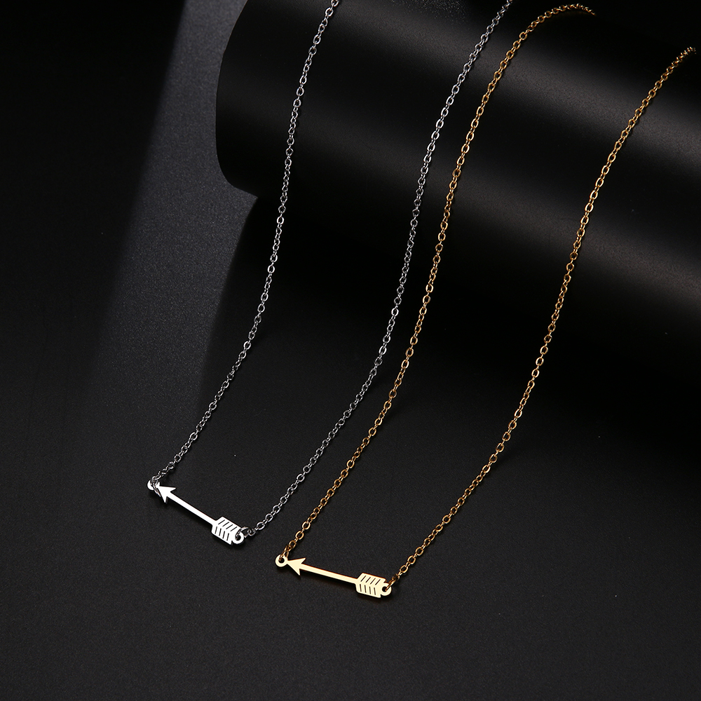 Stainless Steel Arrow Necklace