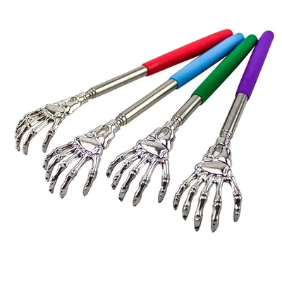 Stainless Steel Back Scratcher Telescopic Scratching Massager Extendable Itch Old Man Happy Health Products Hackle Stainless Steel Back Scratcher Telescopic Scratching Massager Extendable Itch Old Man Happy Health Products Hackle
