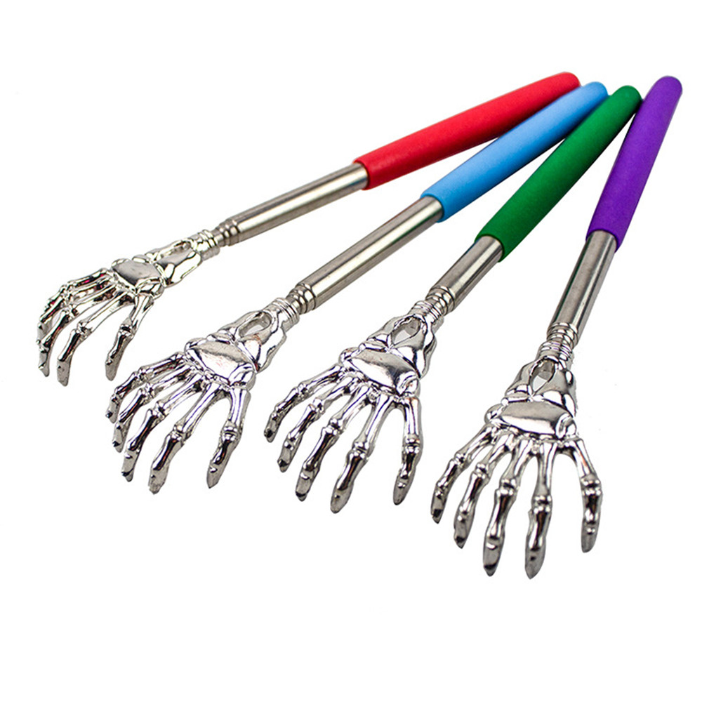 Stainless Steel Back Scratcher Telescopic Scratching Massager Extendable Itch Old Man Happy Health Products Hackle Stainless Steel Back Scratcher Telescopic Scratching Massager Extendable Itch Old Man Happy Health Products Hackle