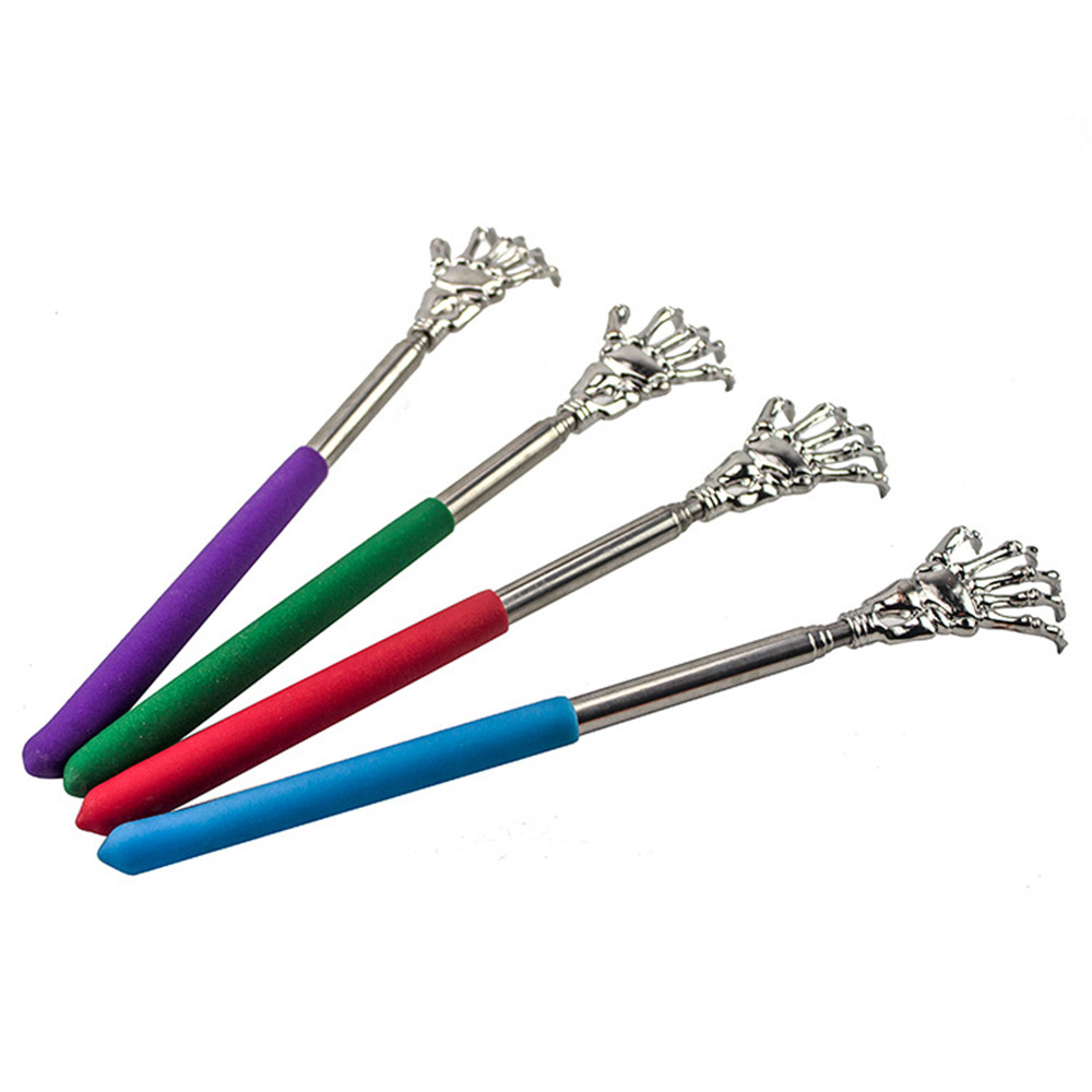 Stainless Steel Back Scratcher Telescopic Scratching Massager Extendable Itch Old Man Happy Health Products Hackle Stainless Steel Back Scratcher Telescopic Scratching Massager Extendable Itch Old Man Happy Health Products Hackle