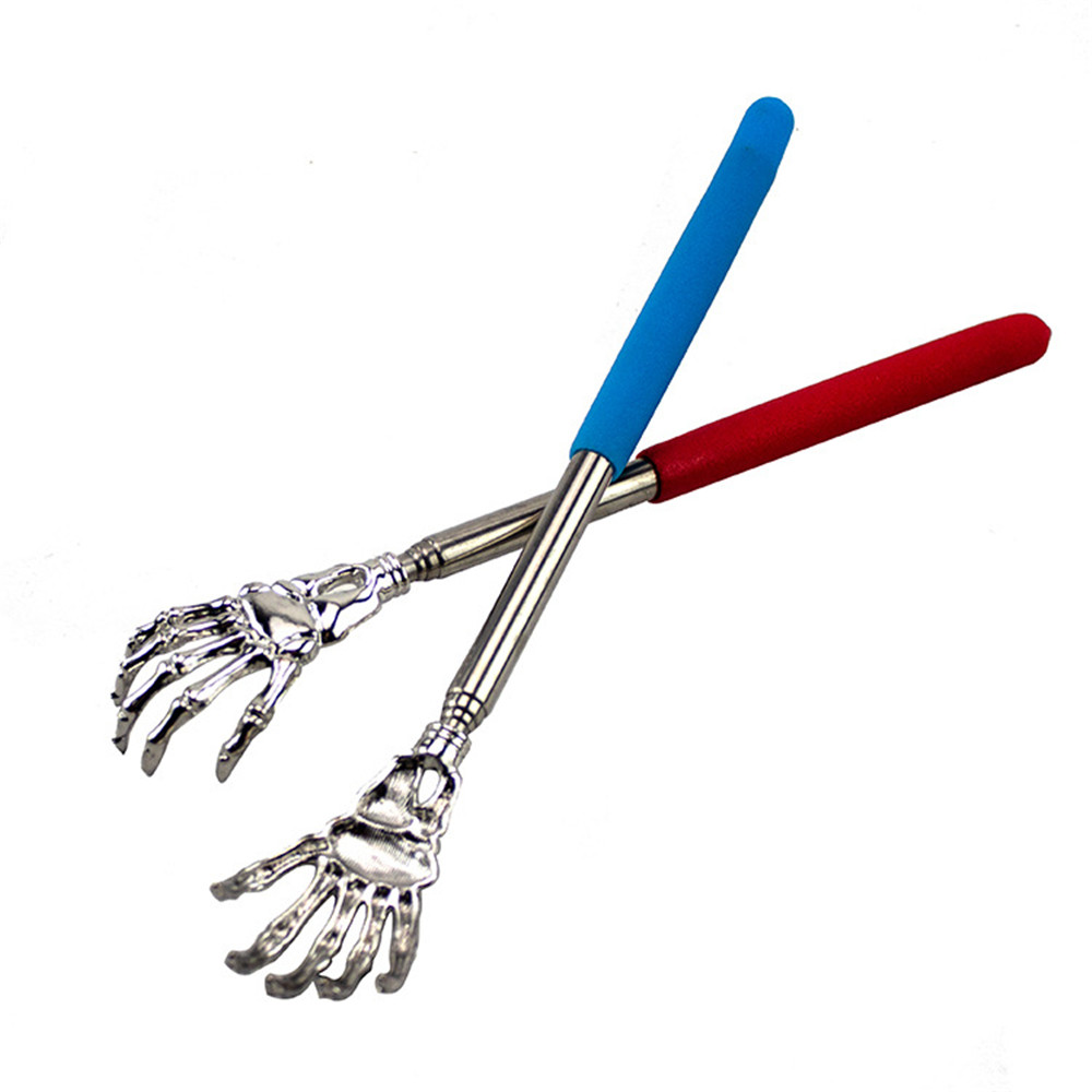 Stainless Steel Back Scratcher Telescopic Scratching Massager Extendable Itch Old Man Happy Health Products Hackle Stainless Steel Back Scratcher Telescopic Scratching Massager Extendable Itch Old Man Happy Health Products Hackle